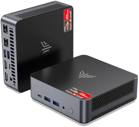 KAMRUI E3B Mini PC with AMD Ryzen 5 7430U  Beat 5500U  up to 4 3GHz   16GB DDR4 512GB M 2 SSD Mini Computer  Mini Gaming PC with USB Type C Supports Triple 4K Display  WiFi 6  BT 5 2