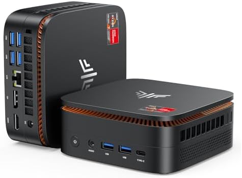 KAMRUI Hyper H1 Mini Gaming PC  AMD Ryzen 7 6800H  32GB DDR5  Upgradable  Not LPDDR  512GB NVMe SSD Mini PC 8C/16T up to 4 7GHz   16MB L3 Smart Cache  Triple 4K Display/WiFi6/BT5 2/Mini Desktop PC
