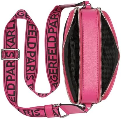 KARL LAGERFELD Maybelle Solid Crossbody with Choupette Detail