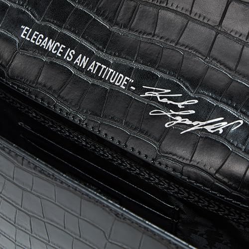 KARL LAGERFELD Maybelle Solid Crossbody with Choupette Detail