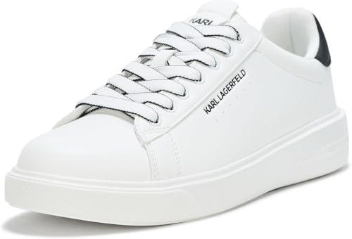 KARL LAGERFELD Mens Lightweight Phylon Sole Faux Leather Sneaker