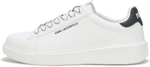 KARL LAGERFELD Mens Lightweight Phylon Sole Faux Leather Sneaker