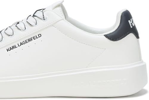 KARL LAGERFELD Mens Lightweight Phylon Sole Faux Leather Sneaker
