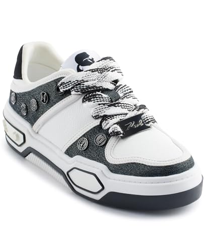 Talla 9.5 mujer usa KARL LAGERFELD Womens Cyndra Everyday Lace Up Sneaker