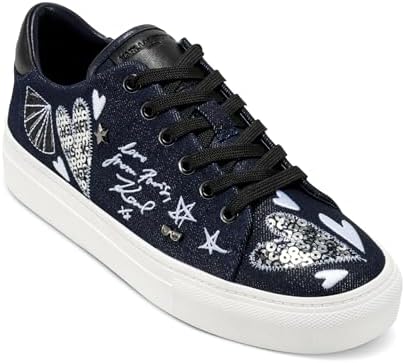 Talla 7 KARL LAGERFELD Womens Cate Ikonic Lace up Sneaker