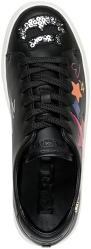 Talla 7 KARL LAGERFELD Womens Cate Ikonic Lace up Sneaker