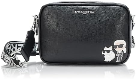 KARL LAGERFELD Womens Maybelle Solid Crossbody With Choupette Detail