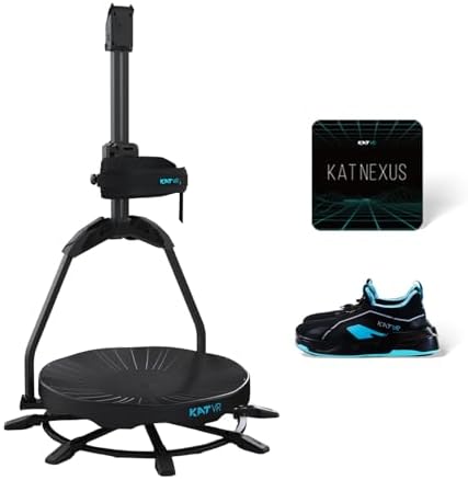 KAT Walk C2 VR Series   360  Omnidirectional Walking Pad & Accessories for Immersive VR Gaming & Fitness   Compatible with SteamVR  Quest  Oculus   Core   US Size 9 5