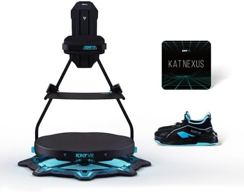 KAT Walk C2 VR Series   360  Omnidirectional Walking Pad & Accessories for Immersive VR Gaming & Fitness   Compatible with SteamVR  Quest  Oculus   Core   US Size 9 5