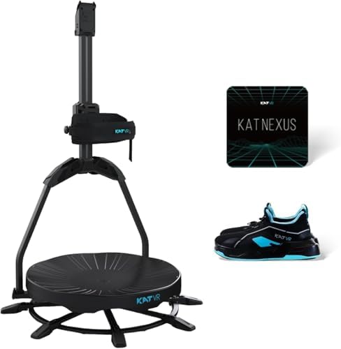 KAT Walk C2 VR Series   360  Omnidirectional Walking Pad & Accessories for Immersive VR Gaming & Fitness   Compatible with SteamVR  Quest  Oculus   Core   US Size 9 5