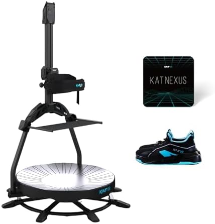 KAT Walk C2 VR Series   360  Omnidirectional Walking Pad & Accessories for Immersive VR Gaming & Fitness   Compatible with SteamVR  Quest  Oculus   Core   US Size 9 5