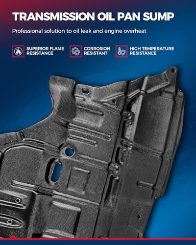 KAX FO1228119 Protector contra salpicaduras de motor compatible con enfoque 2012-2018