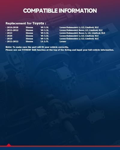 KAX FO1228119 Protector contra salpicaduras de motor compatible con enfoque 2012-2018