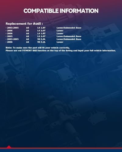 KAX FO1228119 Protector contra salpicaduras de motor compatible con enfoque 2012-2018