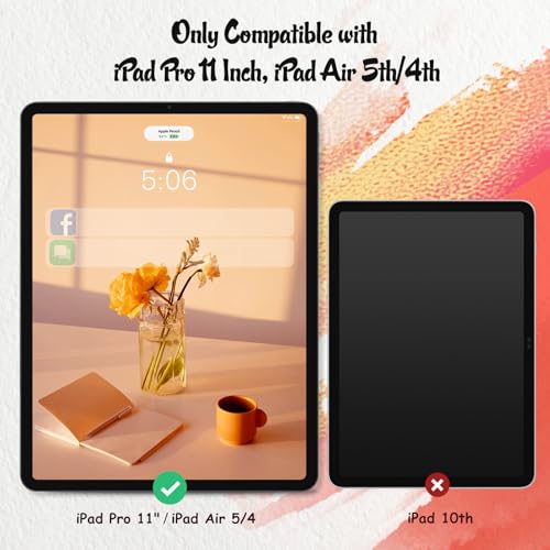 KCT Paquete de 2 protectores de pantalla Paperfeel compatibles con iPad Pro de 11 pulgadas (2022, 2021, 2020 y 2018), iPad Air 5ª y 4ª (10.9 pulgadas, 2022 y 2020) mate para dibujar, antirreflejos y