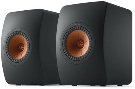 KEF LS50 Meta Passive Bookshelf Speakers   Pair  Carbon Black 
