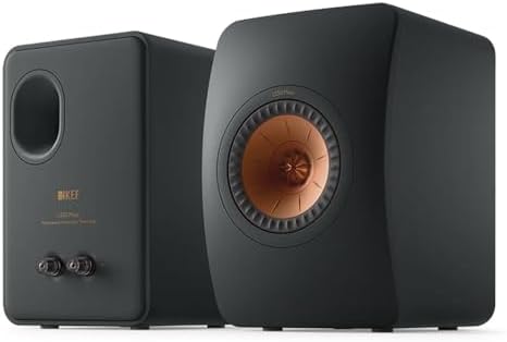 KEF LS50 Meta Passive Bookshelf Speakers   Pair  Carbon Black 