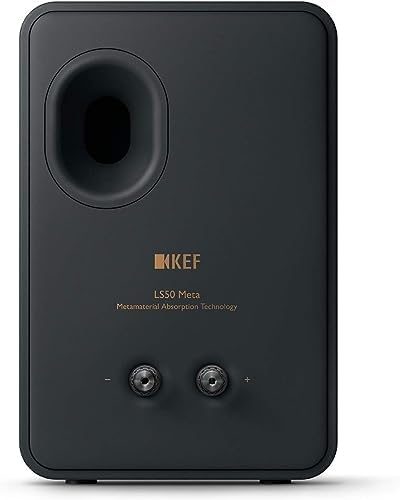 KEF LS50 Meta Passive Bookshelf Speakers   Pair  Carbon Black 