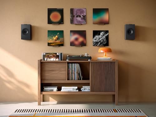 KEF Q1 Meta Bookshelf Speakers   Pair  Black 