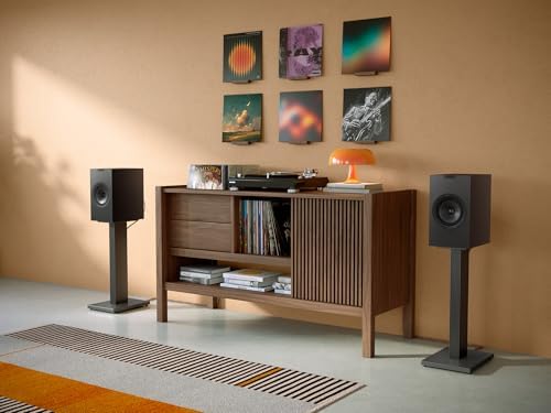 KEF Q1 Meta Bookshelf Speakers   Pair  Black 