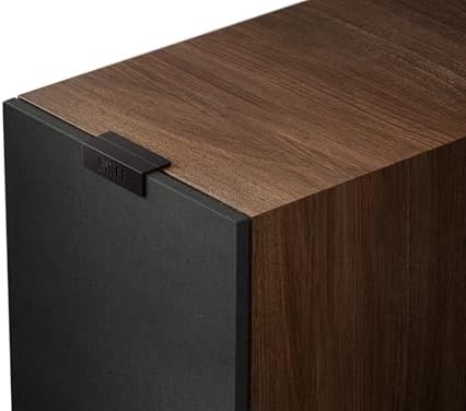 KEF Q Concerto Meta Three Way Bookshelf Speaker   Pair  Walnut 