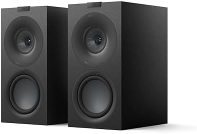 KEF Q Concerto Meta Three Way Bookshelf Speaker   Pair  Walnut 