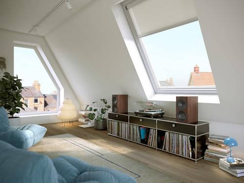 KEF Q Concerto Meta Three Way Bookshelf Speaker  Walnut  Pair 