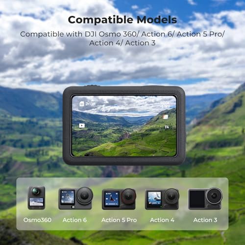K&F Concept OSMO Action 6 Batería, paquete de 3 cargadores de batería OSMO Action 5 Pro compatibles con cámaras DJI OSMO 360, Action 5 Pro, Action 6, Action 4, Action 3