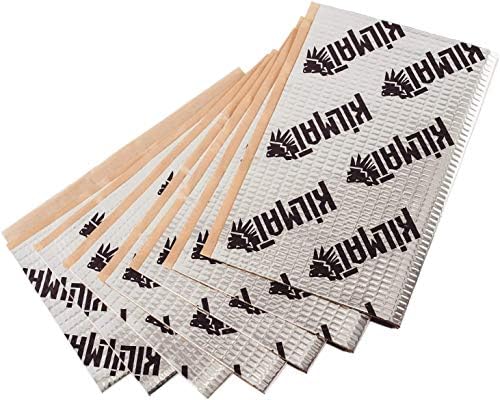 KILMAT 50 mil 50 sqft Car Sound Deadening Mat  Butyl Automotive Sound Deadener  Audio Noise Insulation and dampening
