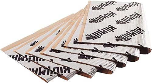 KILMAT 50 mil 50 sqft Car Sound Deadening Mat  Butyl Automotive Sound Deadener  Audio Noise Insulation and dampening