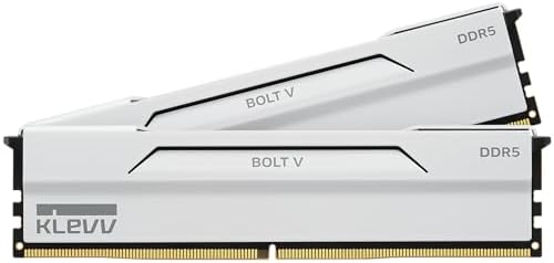 KLEVV Bolt V DDR5 32GB  2x16GB  6000MHz CL28 SK Hynix A Die 1 35V Gaming Desktop Ram Memory XMP 3 0 / AMD Expo Ready  KD5AGUA80 60B280H 
