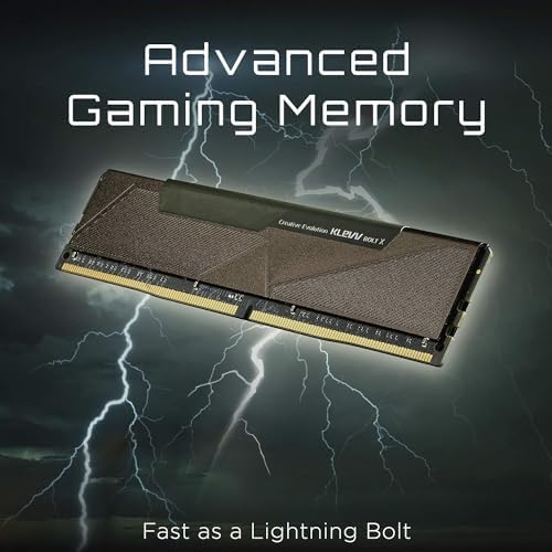 KLEVV Bolt X DDR4 32GB  2x16GB  3200MHz CL16 1 35V Gaming Desktop Ram Memory SK Hynix Chip XMP 2 0 Ready  KD4AGUA80 32A160U