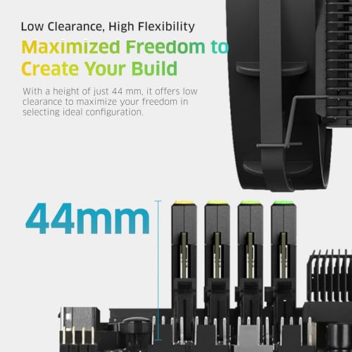 KLEVV CRAS V RGB DDR5 48GB  2x24GB  6400MHz CL32 SK Hynix A Die 1 35V Gaming Desktop Ram Memory XMP 3 0 / AMD Expo Ready   Black  KD5KGUD80 64A320G 