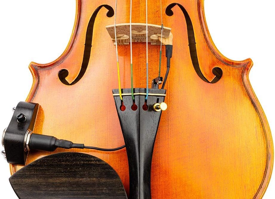 KNA VV 3V Portable Piezo Pickup for Violin and Viola   Lightweight  Easy Install Sensor with Volume Control  Natural Acoustic Sound  No Instrument Modification  Handcrafted in Europe