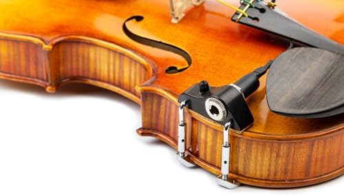 KNA VV 3V Portable Piezo Pickup for Violin and Viola   Lightweight  Easy Install Sensor with Volume Control  Natural Acoustic Sound  No Instrument Modification  Handcrafted in Europe