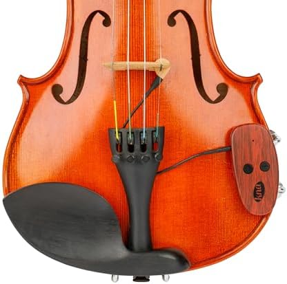 KNA VV Wi Wireless Violin Viola Pickup  Updated    UHF Piezo System with Volume Control  50m Range  Ultra Low Latency  Easy Install  Professional Sound for String Instruments
