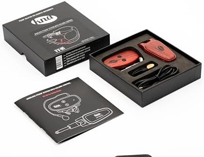 KNA VV Wi Wireless Violin Viola Pickup  Updated    UHF Piezo System with Volume Control  50m Range  Ultra Low Latency  Easy Install  Professional Sound for String Instruments