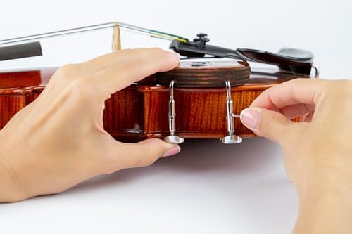 KNA VV Wi Wireless Violin Viola Pickup  Updated    UHF Piezo System with Volume Control  50m Range  Ultra Low Latency  Easy Install  Professional Sound for String Instruments