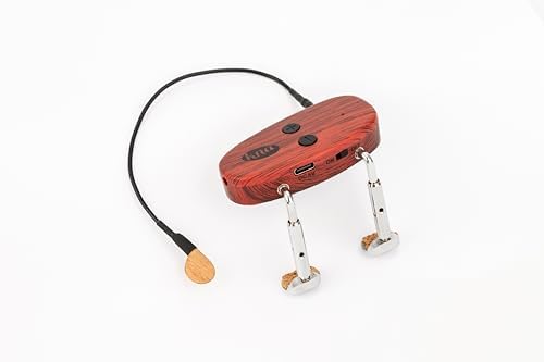 KNA VV Wi Wireless Violin Viola Pickup  Updated    UHF Piezo System with Volume Control  50m Range  Ultra Low Latency  Easy Install  Professional Sound for String Instruments