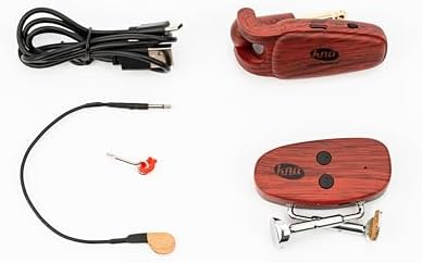KNA VV Wi Wireless Violin Viola Pickup  Updated    UHF Piezo System with Volume Control  50m Range  Ultra Low Latency  Easy Install  Professional Sound for String Instruments