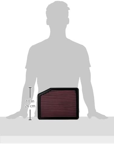 K&N High Flow Original Lifetime Engine Air Filter  Increase Power  Premium  Washable  Compatible with Pontiac/Scion/Toyota   See Product Description for Select Models  33 2360