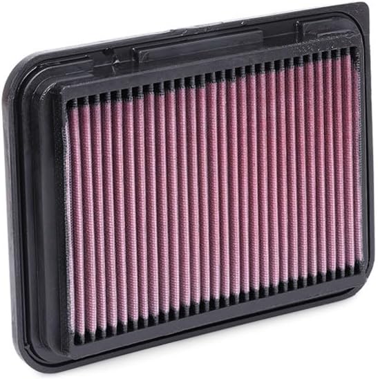 K&N High Flow Original Lifetime Engine Air Filter  Increase Power  Premium  Washable  Compatible with Pontiac/Scion/Toyota   See Product Description for Select Models  33 2360