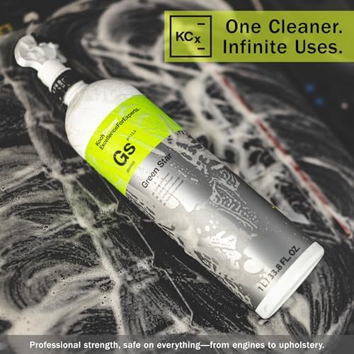 KOCHCHEMIE Green Star   Highly Concentrated Universal Cleaner; NTA  Phosphate  and Solvent Free  Clean Auto Interiors and Exteriors  Engines  Commercial  Home  and Industrial Use  1 Liter