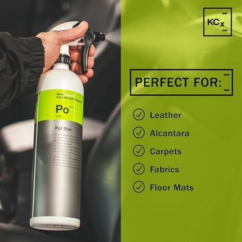 KOCHCHEMIE   Pol Star   Textile  Leather & Suede Cleaner; Natural Cleaner  Protection Formula; No Water Marks  1 Liter 