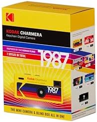 KODAK CHARMERA Keychain Digital Camera Blind Box Single Box  1PC  Mini Camera Digicam Video Recording Bag Charm 1 6 Megapixels Micro SD Card Slot for Beginners Teens and Adults