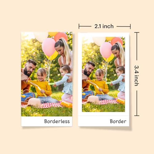 KODAK Mini 2 Retro 4PASS Portable Photo Printer  2 1x3 4 inches  Initial 8 Sheets   30 Sheets Bundle  Black