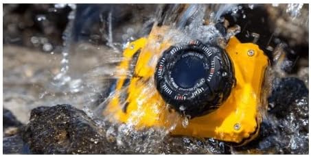 KODAK PIXPRO WPZ2 Waterproof Digital Camera  16MP with 4X Optical Zoom  Shockproof  Dustproof  1080p Video  Wi Fi  Waterproof to 50ft  Yellow
