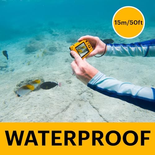 KODAK PIXPRO WPZ2 Waterproof Digital Camera  16MP with 4X Optical Zoom  Shockproof  Dustproof  1080p Video  Wi Fi  Waterproof to 50ft  Yellow