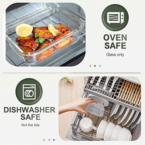 KOMUEE 30 Pieces Glass Food Storage Containers Set  Glass Meal Prep Containers Set with Snap Locking Lids  Airtight lunch Containers for Microwave  Oven  Freezer & Dishwasher Gray
