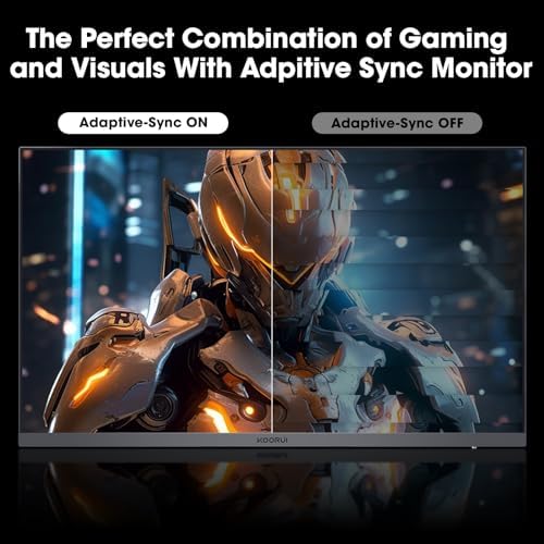 KOORUI 24 5 Inch Gaming Monitor 200Hz  1ms  FHD 1920   1080p  IPS Display  HDR400  90  DCI P3 Color Gamut with Adaptive Sync  HDMI & DP Port  Black  G2511P